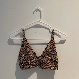 Cheetah Bikini Top